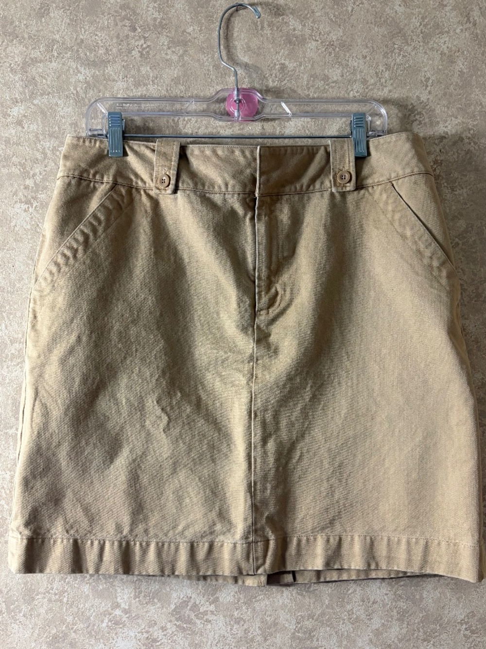 Mini canvas skirt